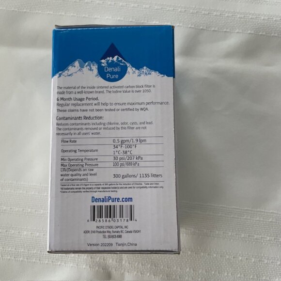 Denali Pure Replacement Refrigerator Water Filter - Model WF-DA29-00003G-S - NEW - Picture 4 of 5